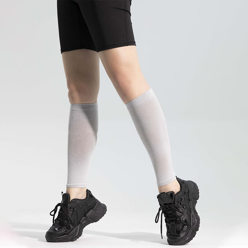 Ice Silk Footless Cool Compression Sleeve Socks Unisex - image 19