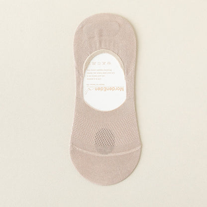 Mesh Breathable No Show Socks(5 Pairs) - Khaki - EU39-46(US5-12) - image 21