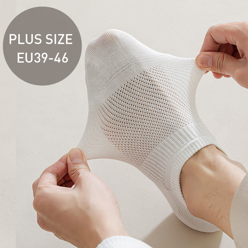 Mesh Cotton No Show Socks(5 Pairs) - image 1