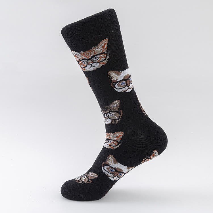 Animal Prints Crew Socks(5 Pairs) - image 2