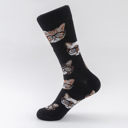 Animal Prints Crew Socks(5 Pairs) - image 2