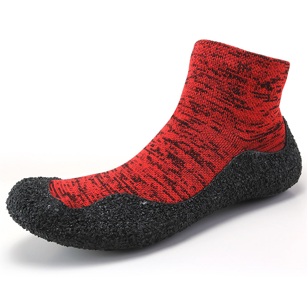 Plus Size Lightweight Barefoot Sock Shoes - Red - US12 - image 8