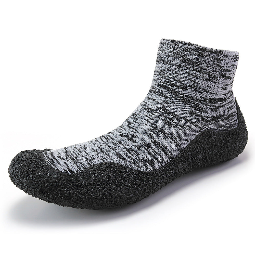 Plus Size Lightweight Barefoot Sock Shoes - Light Gray - US12 - image 9