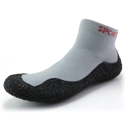 Plus Size Lightweight Barefoot Sock Shoes - Grey - US12 - image 6