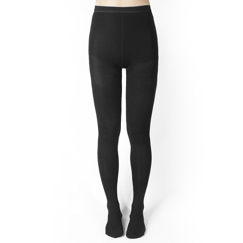 Plus Size Medical Compression Tights Pantyhose(15-20mmhg) - Black - 4XL - image 3