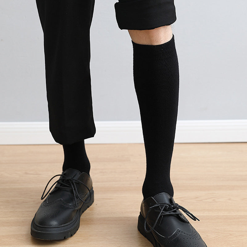 Elasticity Knee High Socks(3 Pairs) - image 8