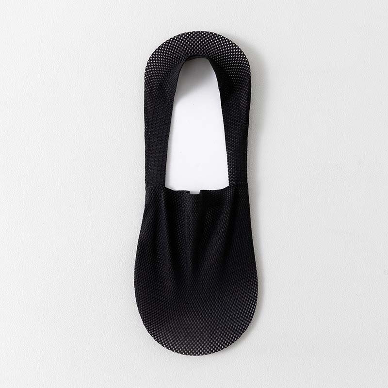 Classic Mesh No Show Socks(4 Pairs) - Black - EU39-46(US6-12) - image 16