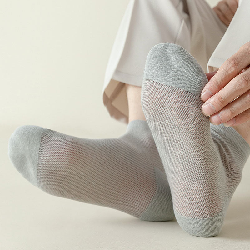 Mesh Breathable Sports Ankle Socks(7 Pairs) - image 3