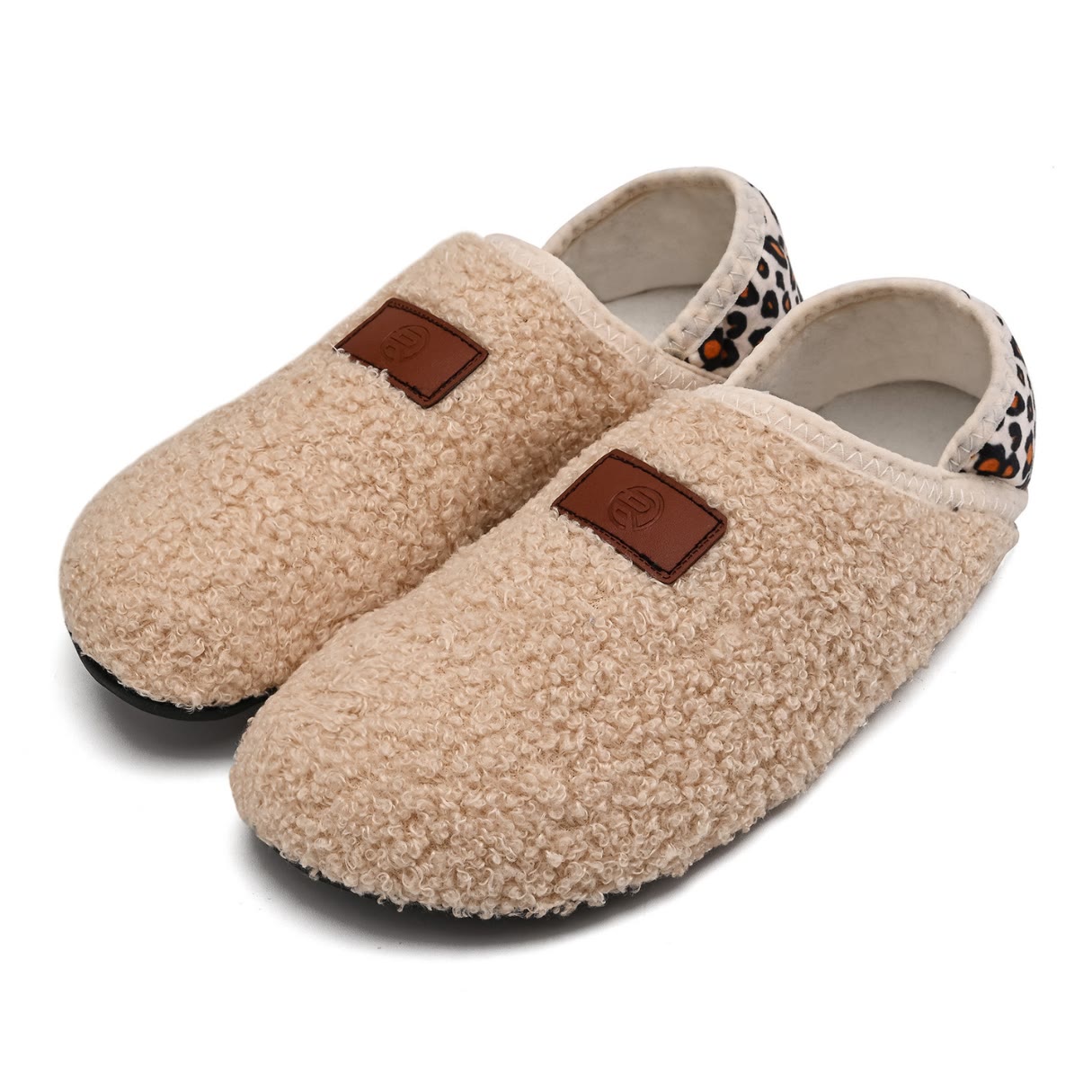 Plus Size Soft Home Slipper Socks - Beige - 4XL - image 8