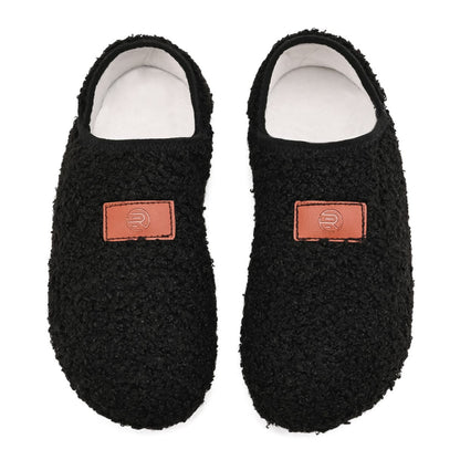 Plus Size Soft Home Slipper Socks - Black - 4XL - image 1
