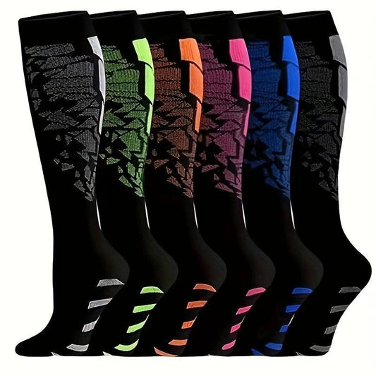 Irregular Shape Compression Socks(6 Pairs) - image 0