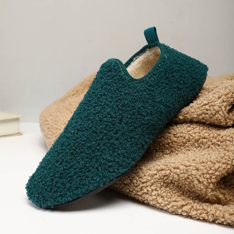 Plus Size Warm Slipper Socks - Green - 3XL - image 27