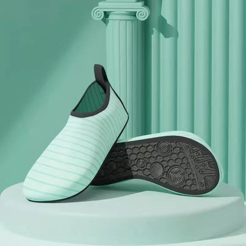 Plus Size Yoga Sport Slipper Socks(2 Pairs) - Green - EU44-45(US10-11) - image 6