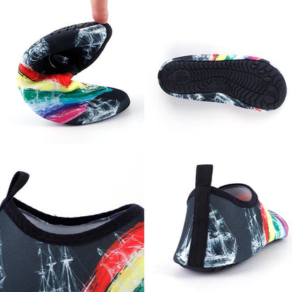 Plus Size Rainbow Slipper Socks - image 4