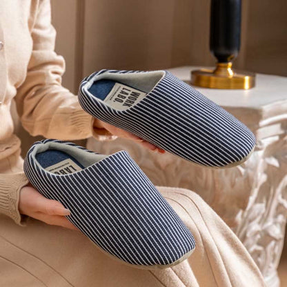 Plus Size Striped Home Slippers - image 6