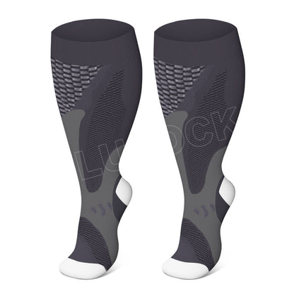Plus Size Sport Wine Compression Socks 2XL-7XL - image 5