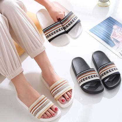 Plus Size Quick Drying Slides(2 Pairs) - image 0