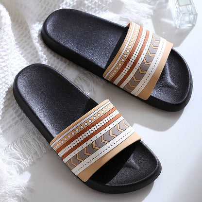 Plus Size Quick Drying Slides(2 Pairs) - C - 2XL - image 8