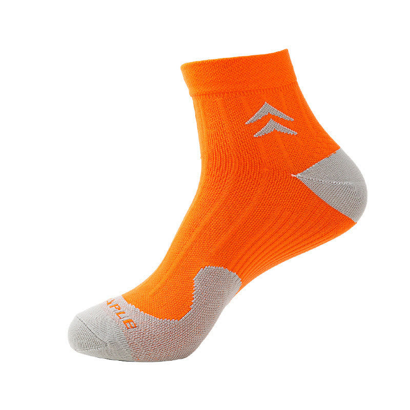 Plus Size Arch Support Ankle Compression Socks(7 Pairs) - Orange - EU40-46(US7-12) - image 4