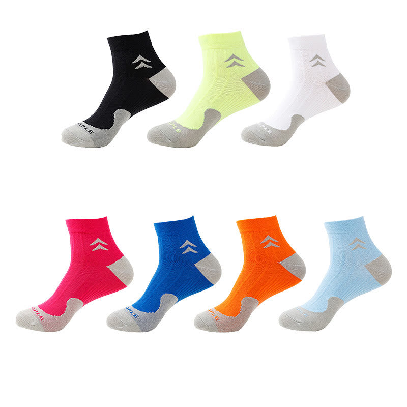Plus Size Arch Support Ankle Compression Socks(7 Pairs) - Multicolor - EU40-46(US7-12) - image 0