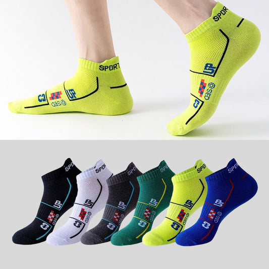 Plus Size Mesh Ventilating Ankle Compression Socks(6 Pairs) - image 0