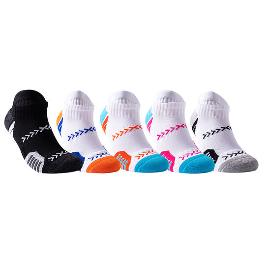 Plus Size Thickened Ankle Compression Socks(5 Pairs) - Multicolor - EU38-44(US5-10) - image 0