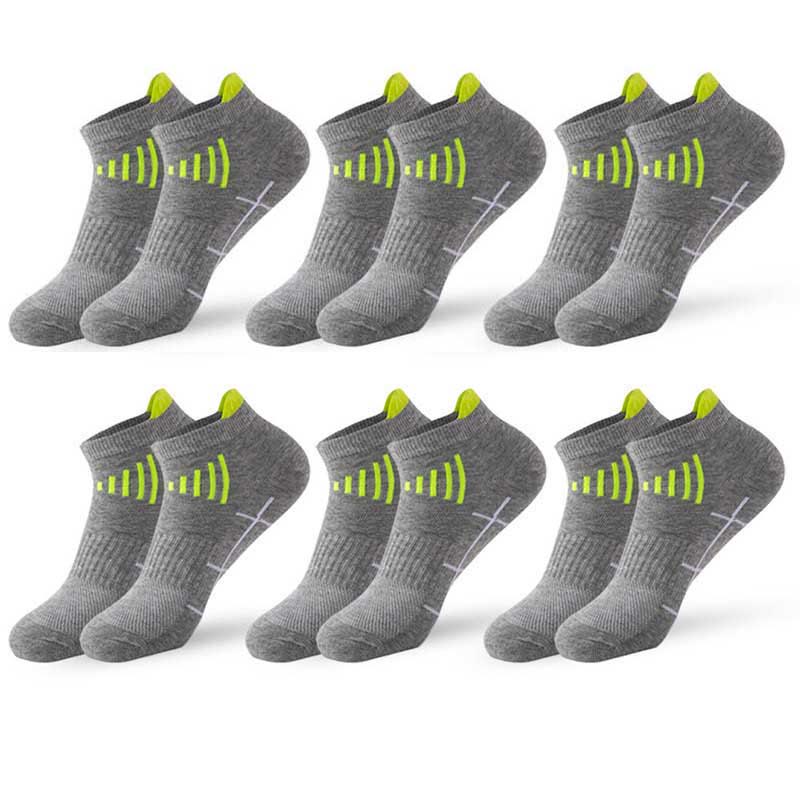 Plus Size Comfort Fit Ankle Compression Socks(6 Pairs) - Light Gray - EU37-45(US4-11) - image 3