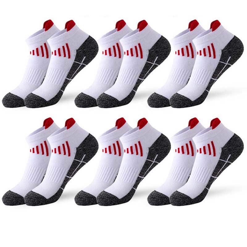 Plus Size Comfort Fit Ankle Compression Socks(6 Pairs) - Grey - EU37-45(US4-11) - image 2