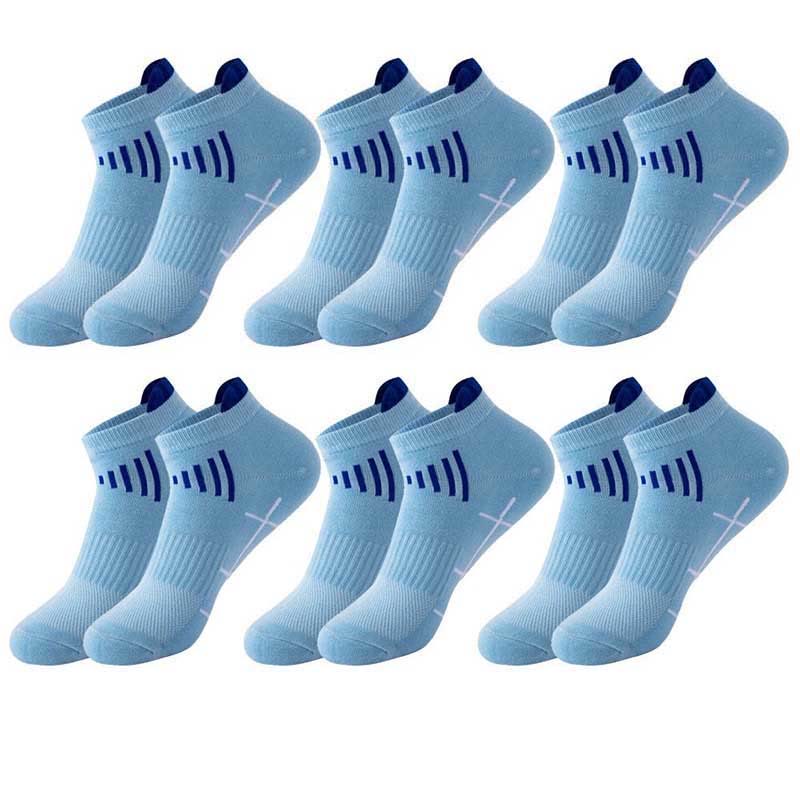 Plus Size Comfort Fit Ankle Compression Socks(6 Pairs) - Sky Blue - EU37-45(US4-11) - image 4