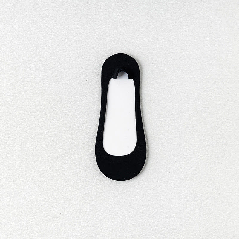 Padded No Show Socks(6 Pairs) - Black - EU37-40(US4-7) - image 9