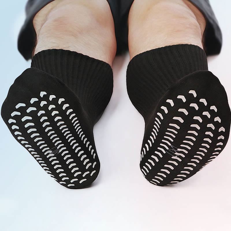 Plus Size Anti Slip Knee High Diabetic Socks(2 Pairs) - image 6