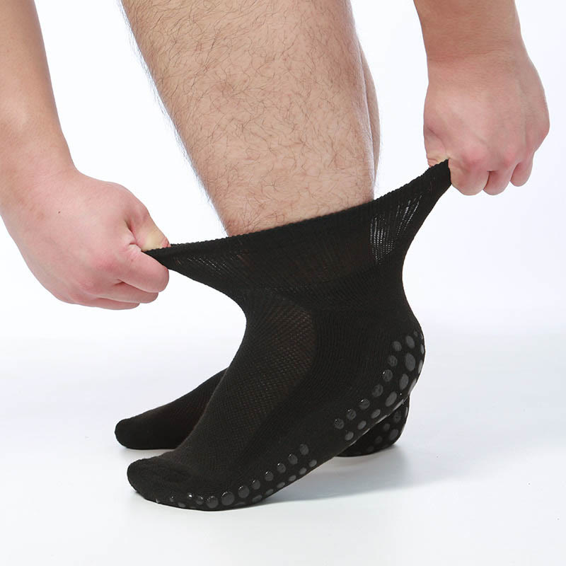 Plus Size Stretchy Ankle Diabetic Socks(2 Pairs) - Black - EU40-45(US7-11) - image 1