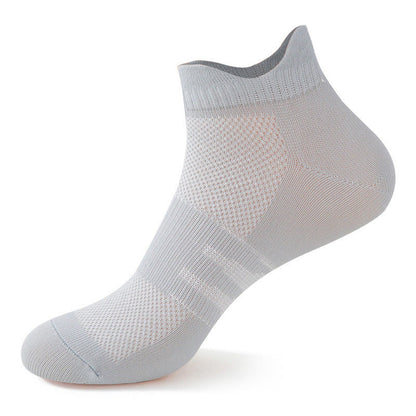 Plus Size Elasticity Mesh Ankle Compression Socks(6 Pairs) - Grey - EU40-44(US7-10) - image 5