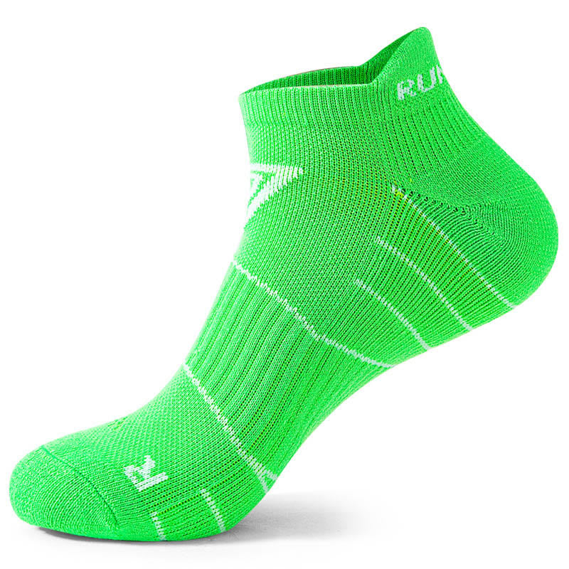 Plus Size Non Slip Soft Ankle Compression Socks(4 Pairs) - Green - EU40-45(US7-11) - image 7