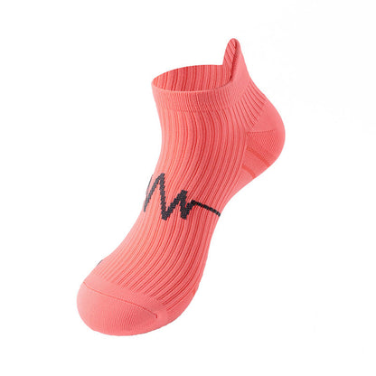 Plus Size Electrocardiogram Ankle Compression Socks(6 Pairs) - Pink - EU40-44(US7-10) - image 6