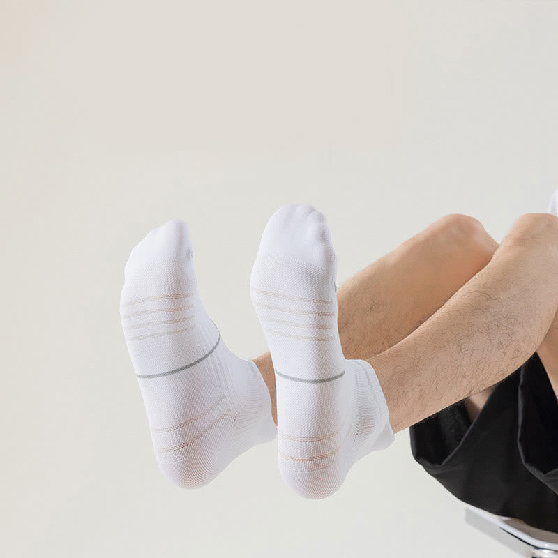 Plus Size Electrocardiogram Ankle Compression Socks(6 Pairs) - image 4