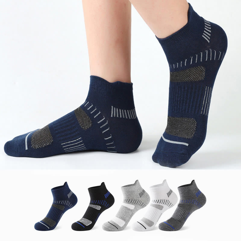 Plus Size Classic Color Ankle Compression Socks(5 Pairs) - image 0