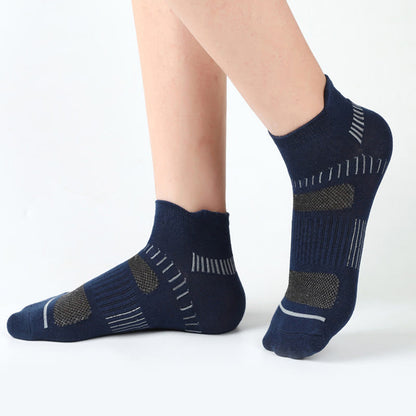 Plus Size Classic Color Ankle Compression Socks(5 Pairs) - image 1