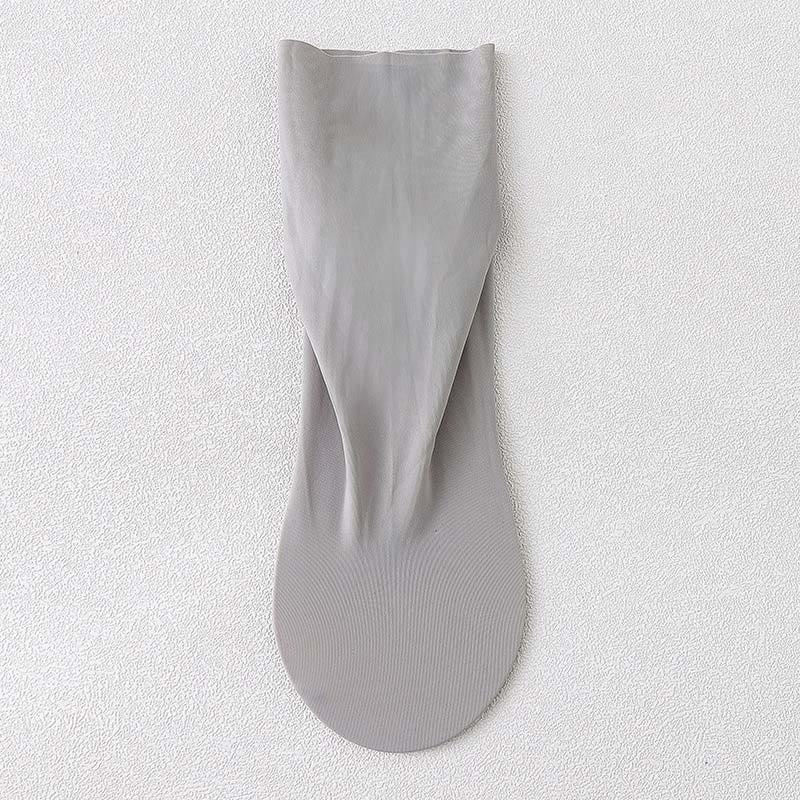 Ice Silk Quarter Socks(8 Pairs) - Light Gray - EU37-40(US4-7) - image 13