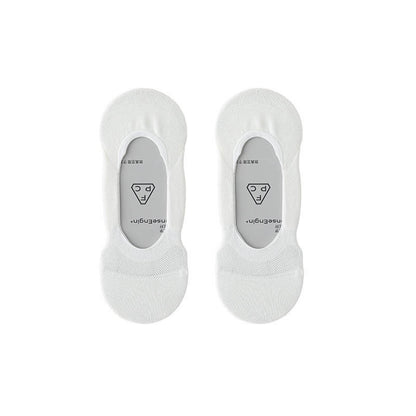 Summer Ice Silk No Show Socks(6 Pairs) - White - EU37-40(US4-7) - image 9