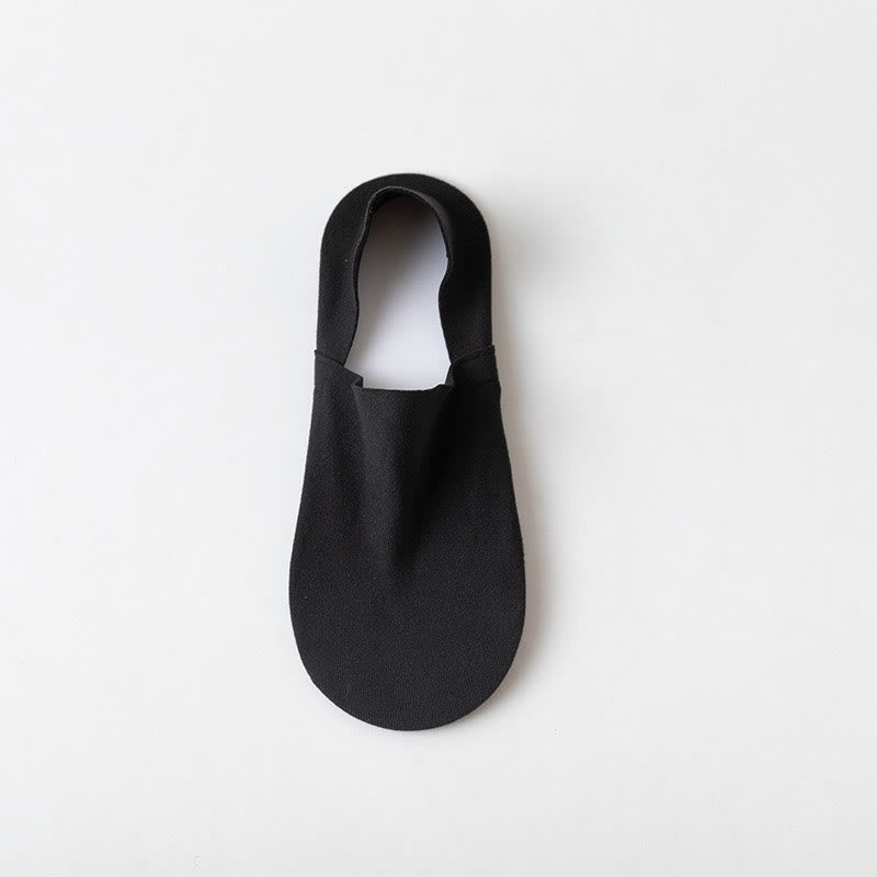Breathable Soft No Show Socks(5 Pairs) - Black - EU37-40(US4-7) - image 4