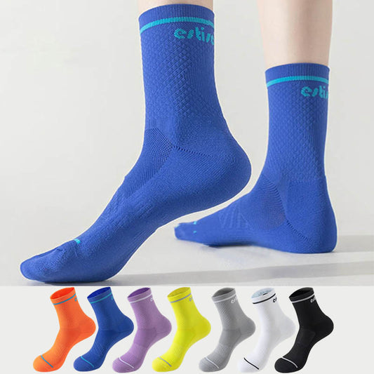 Plus Size Sport Quarter Compression Socks(7 Pairs) - Multicolor - EU40-44(US7-10) - image 0