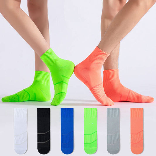 Plus Size Fashion Quarter Compression Socks(4 Pairs) - Multicolor(7 Pairs) - EU44-50(US10-15) - image 0