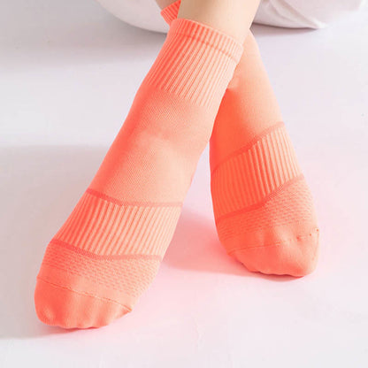 Plus Size Fashion Quarter Compression Socks(4 Pairs) - image 3
