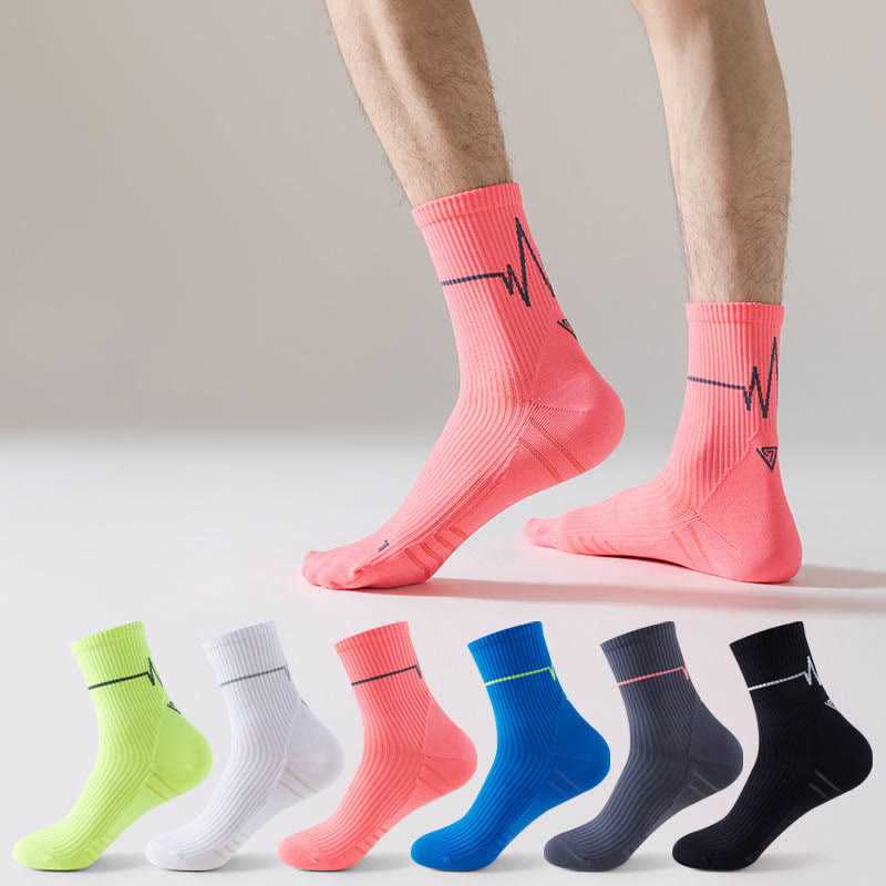 Plus Size Training Quarter Compression Socks(6 Pairs) - Multicolor - EU39-44(US6-10) - image 0
