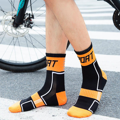 Plus Size New Sport Quarter Compression Socks(5 Pairs) - image 7