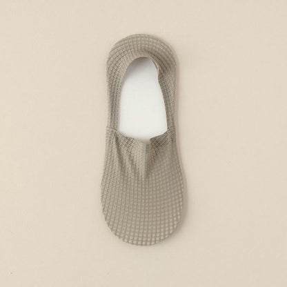 Waffle No Show Socks(7 Pairs) - Army Green - EU39-44(US6-10) - image 8