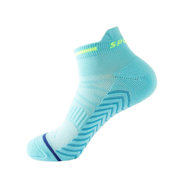 Plus Size Upgrade Sport Ankle Compression Socks(5 Pairs) - Blue - EU39-44(US6-10) - image 6
