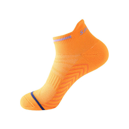 Plus Size Upgrade Sport Ankle Compression Socks(5 Pairs) - Orange - EU39-44(US6-10) - image 5