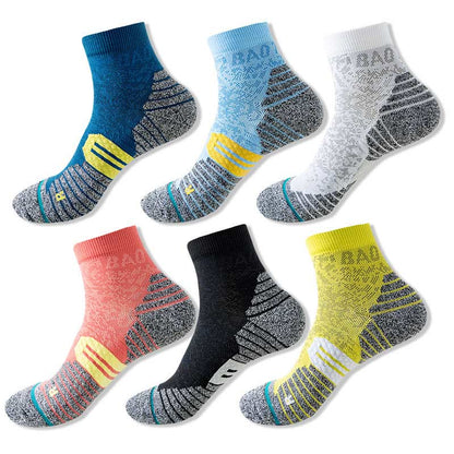 Plus Size Quick Drying Ankle Compression Socks(3 Pairs) - Multicolor(6 Pairs) - EU40-44(US7-10) - image 6
